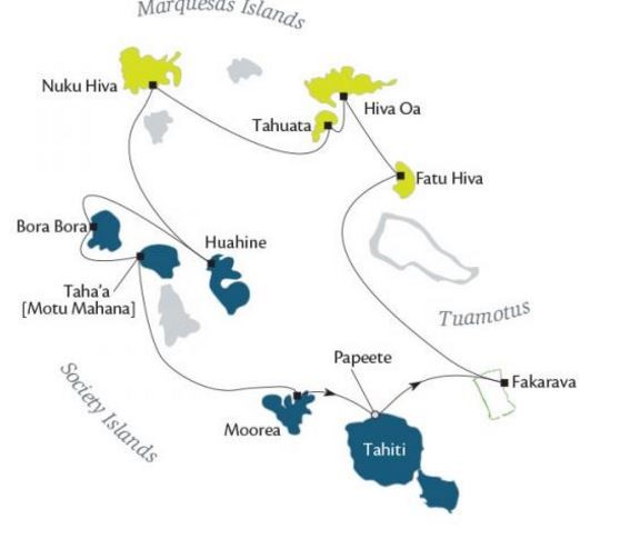 Marquises, Tuamotu et Îles de la Société - 15 jours