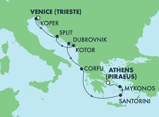 îles grecques et Croatie - 10 jours