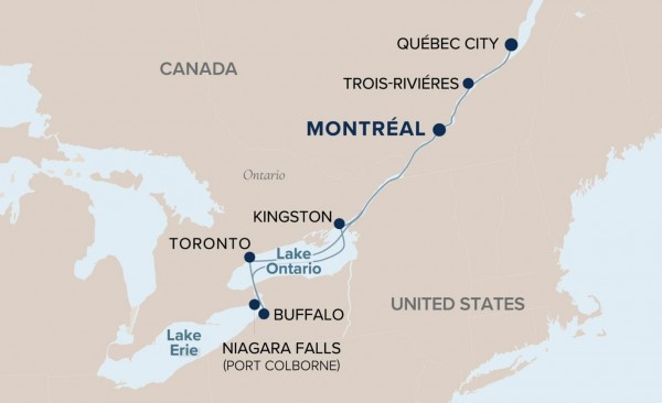 Lac Ontario - Niagara - 12 jours