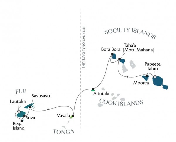 Tahiti à Lautoka- 16 jours