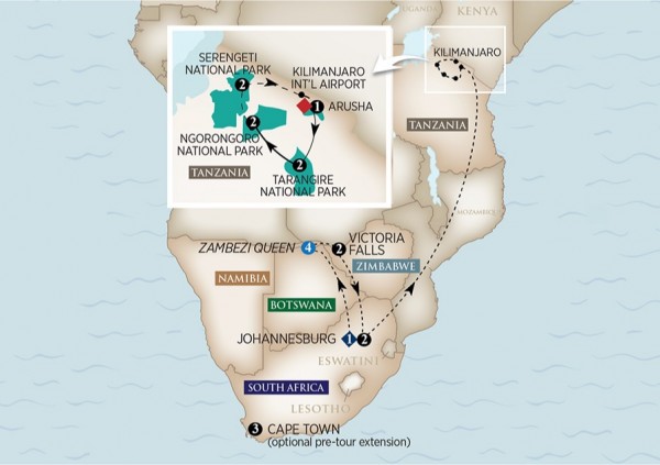 Sentiers dorés de l'Afrique - 17 jours