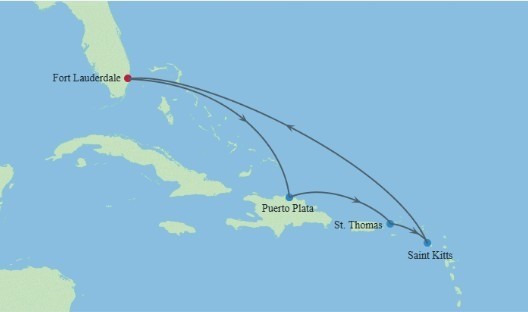Caraïbes Est - 8 jours