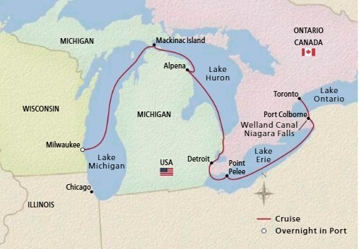 Niagara et Grands Lacs - 8 jours