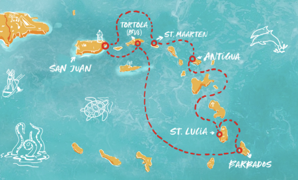 Caraïbes  Sud - 8 jours