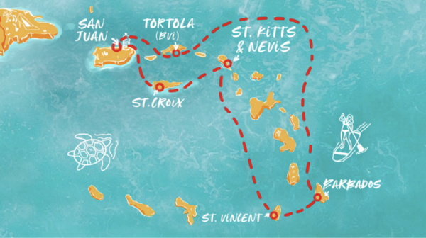 Caraïbes  Sud - 8 jours