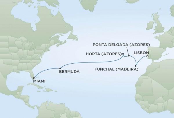 Miami à Lisbonne - 15 jours