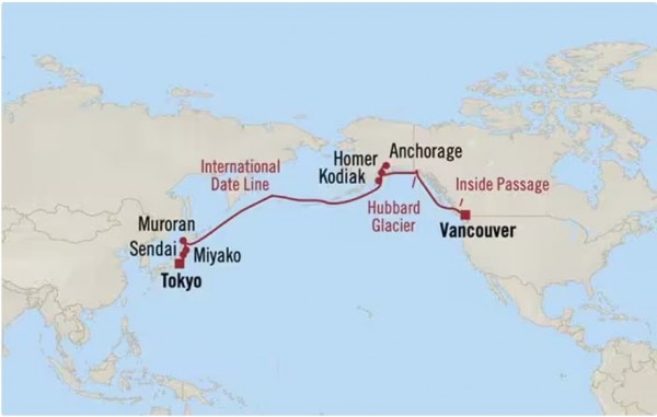 Tokyo à Vancouver - 18 jours