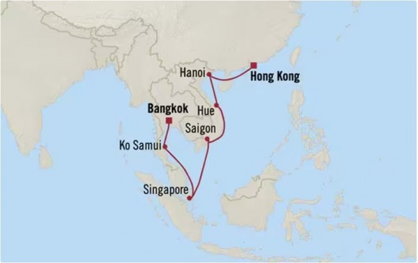 Hong Kong à Bangkok - 16 jours