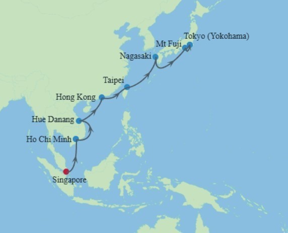 Singapour à Tokyo - 16 jours