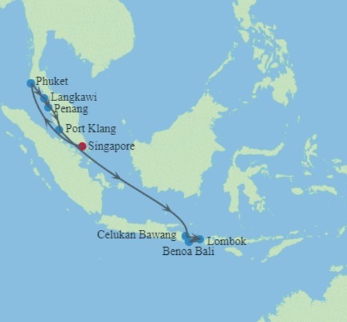 Singapour à Bali - 14 jours