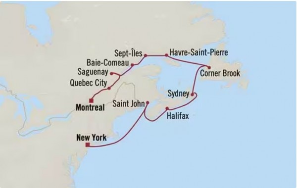 Montréal à New York - 12 jours