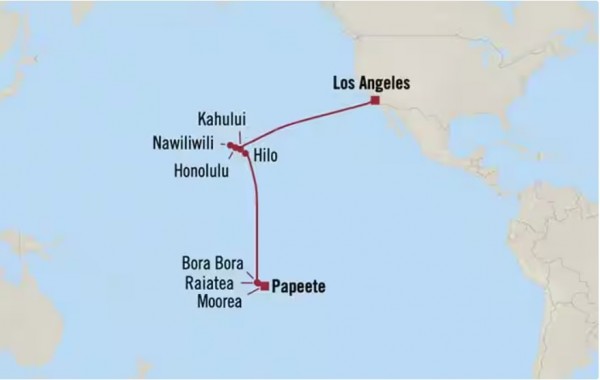 Los Angeles à Tahiti - 19 jours