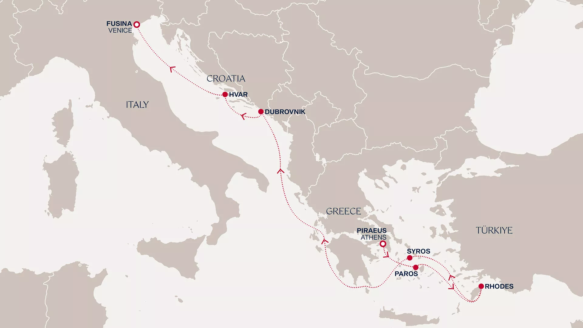 Îles Greceques et Croatie - 8 jours
