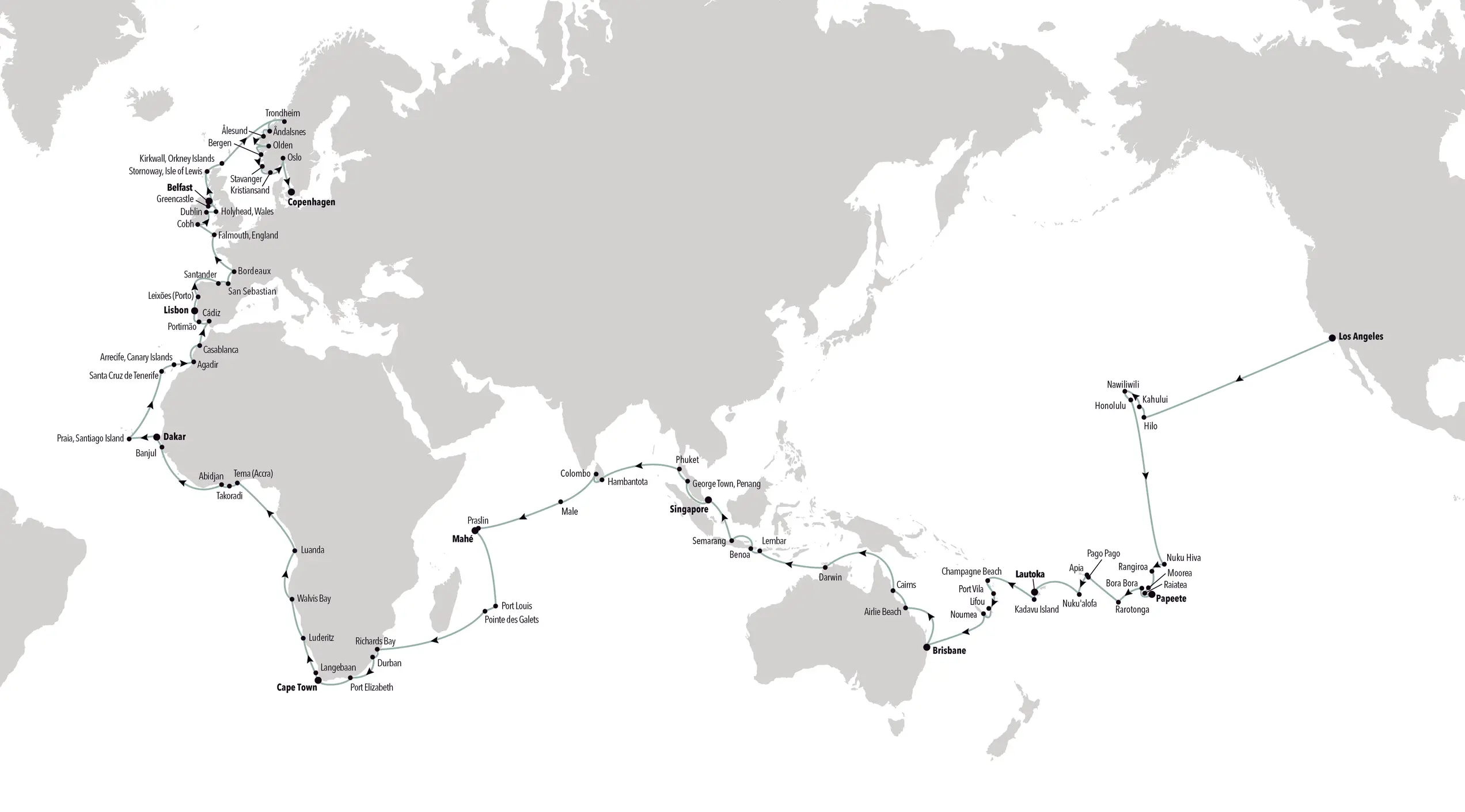 Tour du Monde - 151 jours
