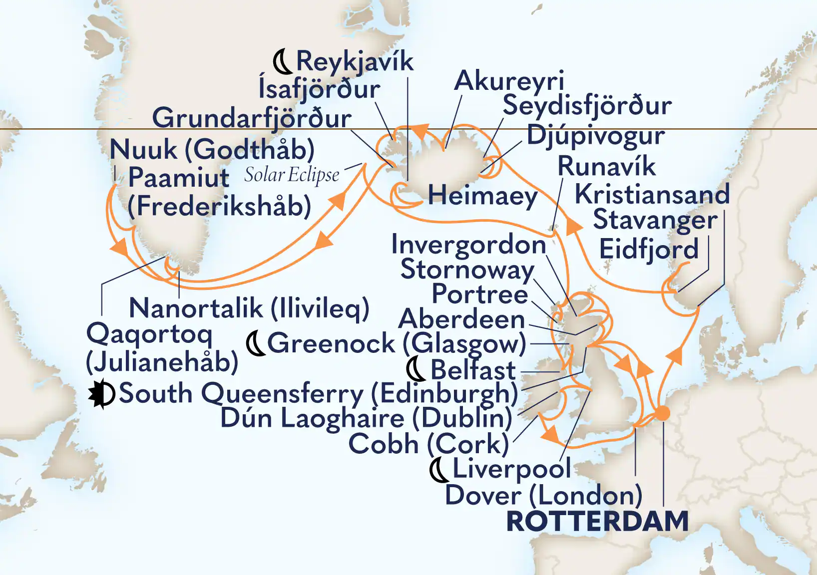 Norvège, Islande et Groenland - 43 jours
