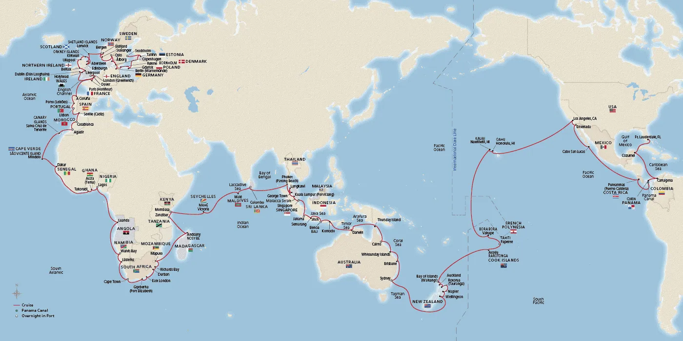 Tour du monde - 170 jours